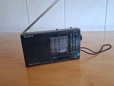 Sony ICF-SW10 FM/MW/SW/LW 12 Band Radio Welt Empfänger - Schwarz