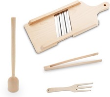KERAZO Holz Set 4-teilig