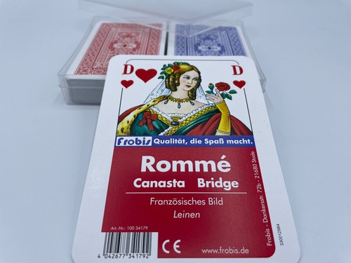 Romme canasta bridge leinen - romme,