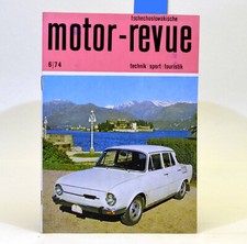Motor-Revue 6 1974 Skoda 110 Mlada Boleslav CSSR-GP Eis-Speedway Jawa Praga