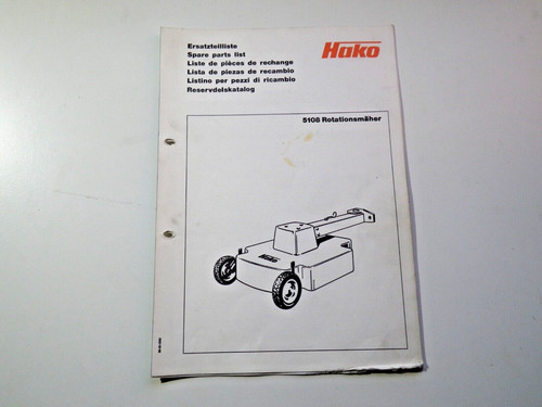 Ersatzteilliste hako variette - hako,