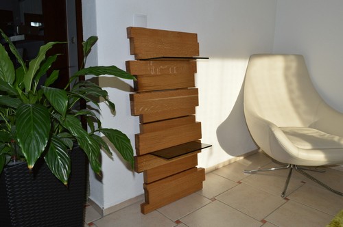 Design wandboard eiche massiv - eiche,