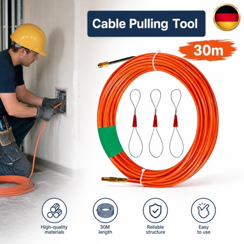 30m fiberglas kabel - 30m,