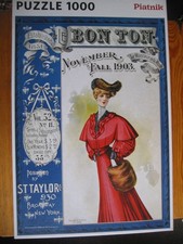 Puzzle 1000 Teile "Bon Ton Magazin Cover 1903"