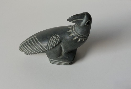 Skulptur vogel speckstein - skulptur,,