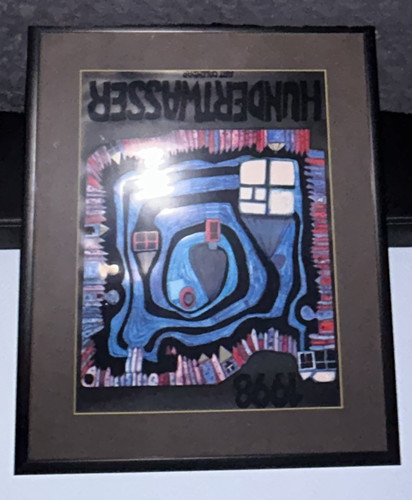 Hundertwasser gerahmter