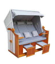 Strandkorb Massiv 160×165 cm