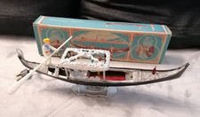 Vintage Venedig Gondel Boot mit Beleuchtung ca. 70er Jahre mit OVP Souvenir