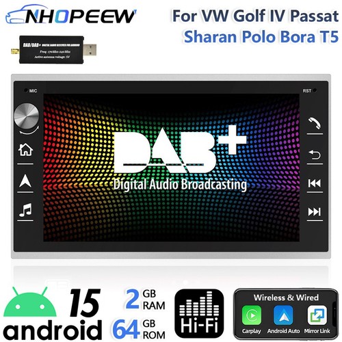 Dab 64gb android15 autoradio - 64gb,