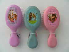 3 Haarbürsten Pferde, Bürste Pferd Kindergeburstag Mitgebsel Mitbringsel Pony