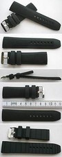 Premium KAUTSCHUK TPU SYNTHESE BREITDORNUHRENBAND ME-1 Auswahl 22 mm oder 24 mm