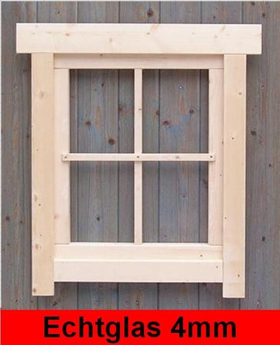 Gartenhausfenster 50x60cm mit