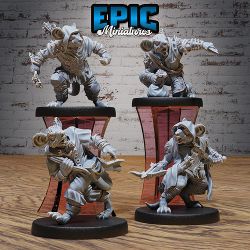 Miniature mice folk - -,
