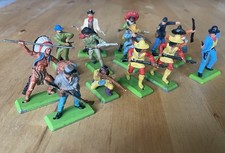 Britains Deetail Western Figuren, Cowboys, Apachen, Mexikaner und Soldaten 