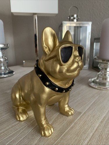 Bulldogge hund figur skulptur - hund,