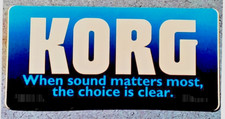 Aufleber KORG  145x 65 mm  (