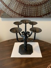 Großer Kerzen Leuchter, Kerzenständer Rustikaler Altarleuchter antik filigran