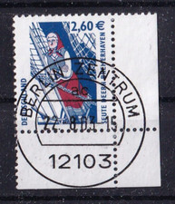 DEUTSCHLAND 2003 Freimarke Schiffe Kunst Galionsfigur Eckrand Michel 2322 BERLIN