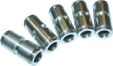5 Stück - 4mm Edelstahl Pneumatik Steckverbinder gerade, 4mm ED