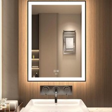 GANPE LED Badezimmerspiegel (ohne Montageteile), Make-up Kosmetikspiegel