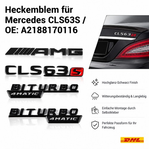 Cls63s aufkleber für mercedes - cls63s,