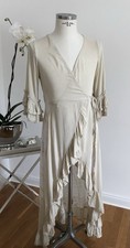 Strandkleid Maxi Wickelkleid