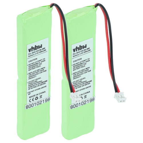 Akku für aeg f20 500mah - 2x,