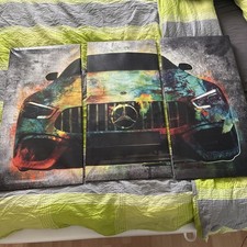 AUTO MERCEDES Wandbilder xxl Bilder auf Vlies Leinwand Leinwandbild i-A-0167-b-e