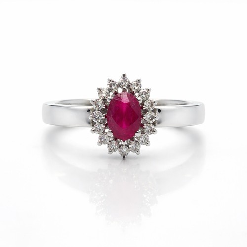 Rubin diamant ring - rubin-diamant-ring, 18
