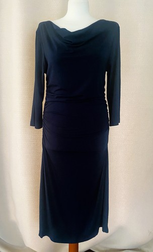 Elegantes navy kleid - elegantes,