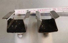 2 × Amiaud Peche Edelstahl Rod Locks Rod Rests Rutenauflagen RAR! Karpfen Angeln