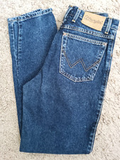 Vintage Wrangler  Original Jeans Damen 28/32 karottenform dunkelblau wie neu
