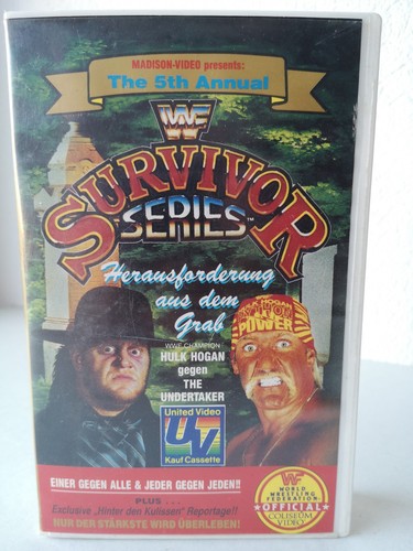 Wwe wwf video vhs - video, survivor
