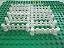 10 Lego Duplo Zaun Zaunteile Zäune Baustelle Absperrung weiß (090222H)