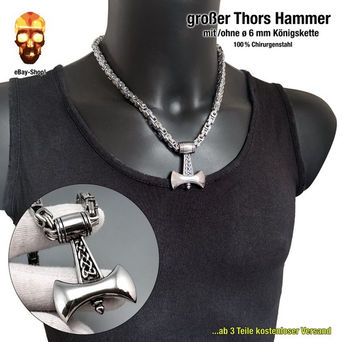 Thors hammer anhänger - thors,