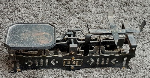 Antike gusswaage 5kg - antike,