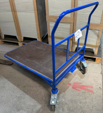 Rotauro CC-Wagen mit 1 Ladefläche 1010 x 655 mm Plattformwagen RAL 5010 Blau