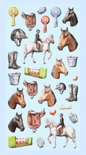Softy sticker pferd - sticker,