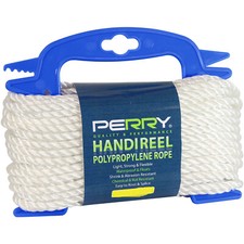 15 Meter 8mm weiß Polyseil Handireel für Planen PKW Anhänger, Aufbau