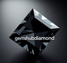 AAA + 2 KT Fancy Black Princess Cut VVS1 Diamant Premium Qualität Edelstein 8...