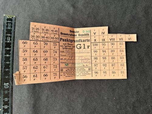 Alte punktgrundkarte ddr - alte,