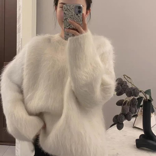 Winter damen mode angora - damen,