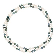 Perlenkette Second Hand, grün