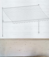 Angerer Klemmmarkise 200cm Markise Balkon Terrasse Sonnenschutz Beige /2