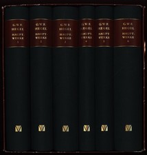 Hegel hauptwerke 6 bände - hauptwerke.,