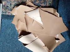 Kunstleder Reste,182g cappuccinobraun,Versand aus Deutschland  !