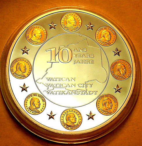 Vatikan alle euro münzen - vatikan, euro-münzen