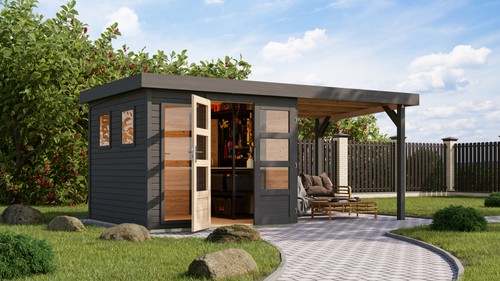 Karibu gartenhaus mahar 5 - gartenhaus, 3,5