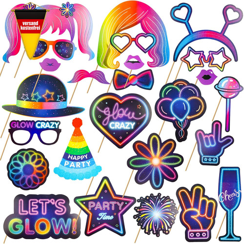 Fotobox accessoires neon - neon, set