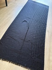 Chanel Jacquard-Stola Schwarz